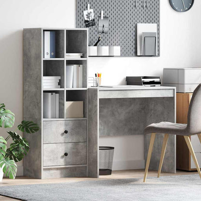 Bureau met lade 2 pcs Beton Grijs