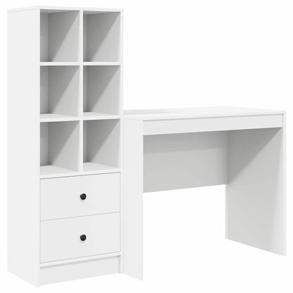 Bureau met lade 2 pcs Wit