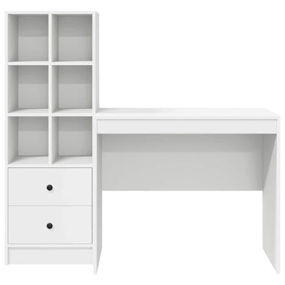Bureau met lade 2 pcs Wit