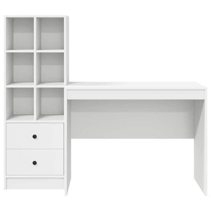 Bureau met lade 2 pcs Wit