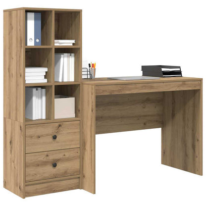 Bureau met lade 2 pcs Artisan Eiken