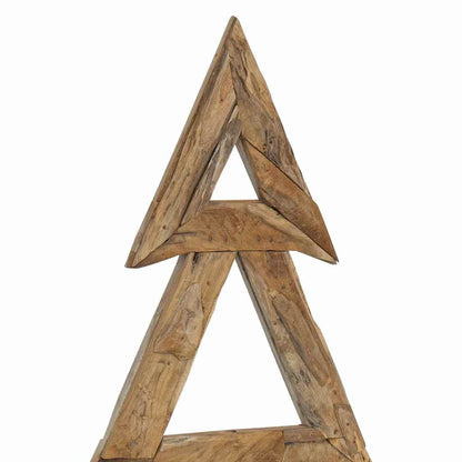 Kerstboom met standaard Bruin 180 cm Massief teakhout