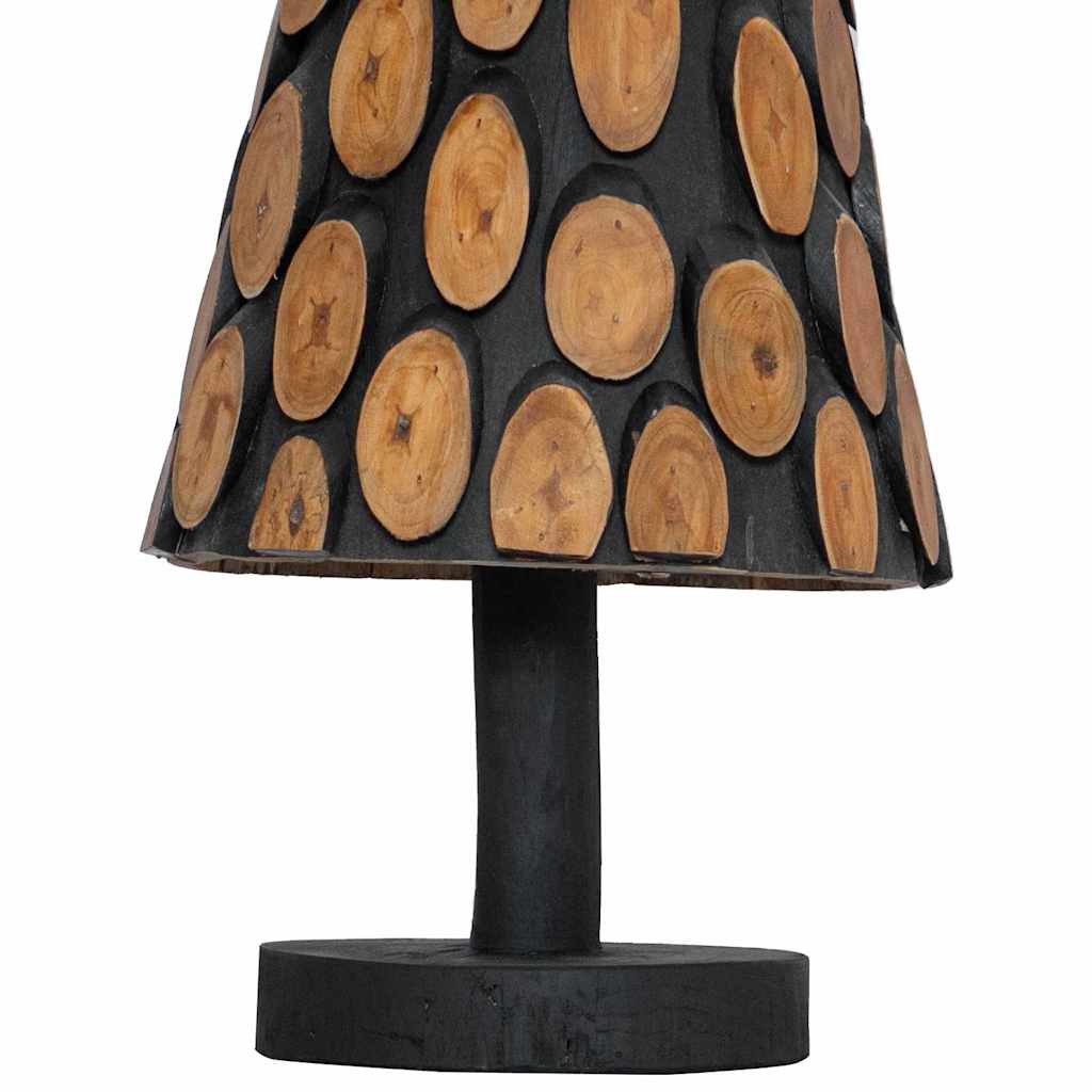 Kerstboom met standaard Bruin 90 cm Massief teakhout