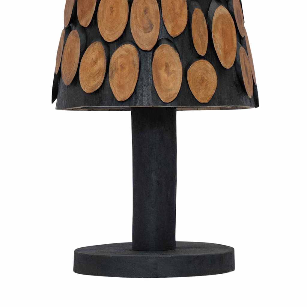 Kerstboom met standaard Bruin 120 cm Massief teakhout