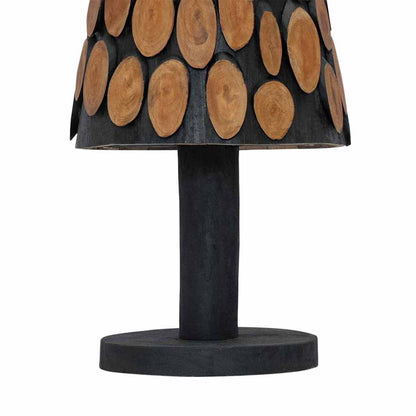 Kerstboom met standaard Bruin 120 cm Massief teakhout