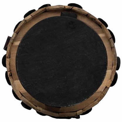 Kerstboom met standaard Bruin 150 cm Massief teakhout