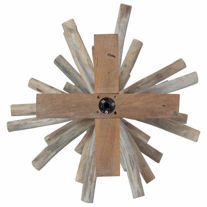 Kerstboom met standaard Bruin 90 cm Massief teakhout