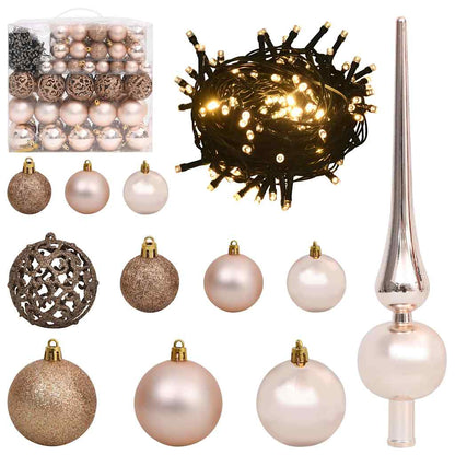 Kunstmatig Voorverlicht Kerstboom met 300 LED Zwart 180 cm PVC