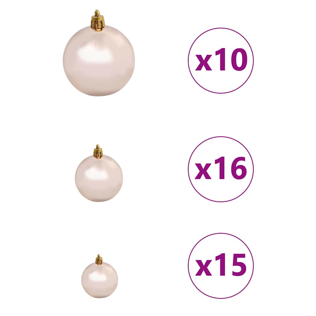 Kunstmatig Voorverlicht Kerstboom met 300 LED Zwart 180 cm PVC