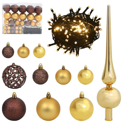 Kunstmatig Voorverlicht Kerstboom met 150 LED Zilver 150 cm PET