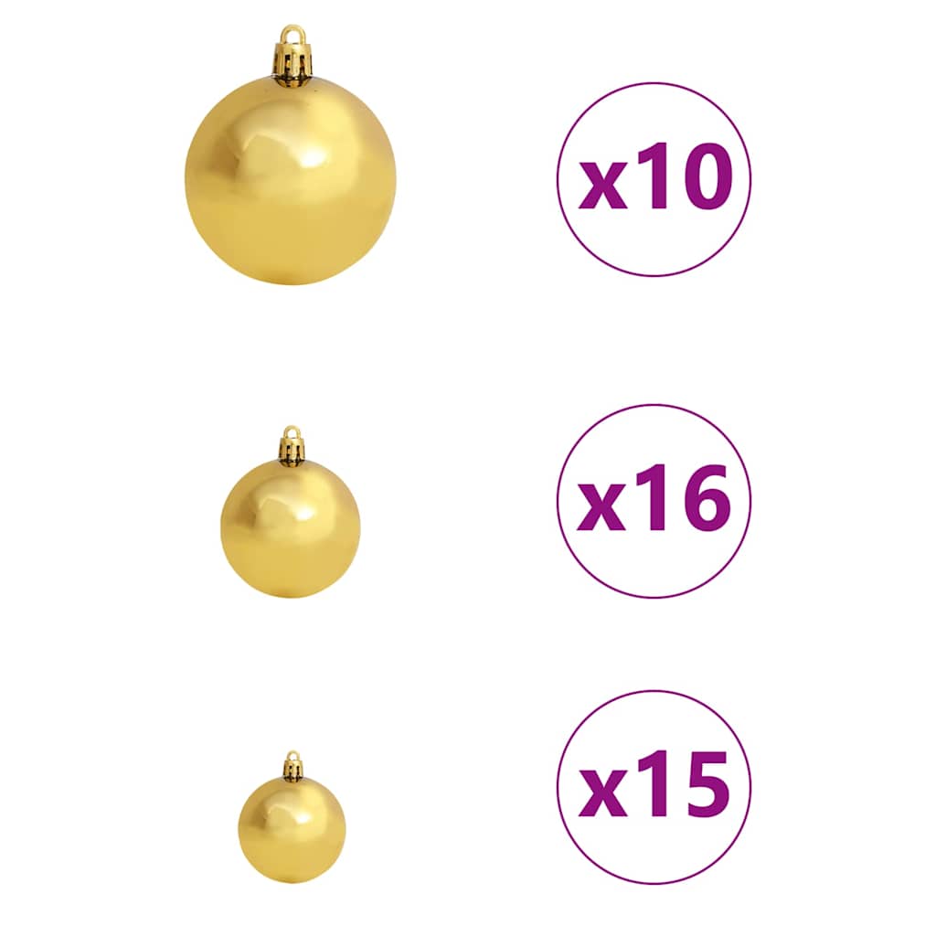 Kunstmatig Voorverlicht Kerstboom met 300 LED Zilver 210 cm PET