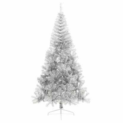 Kunstmatig Voorverlicht Kerstboom met 300 LED Zilver 240 cm PET