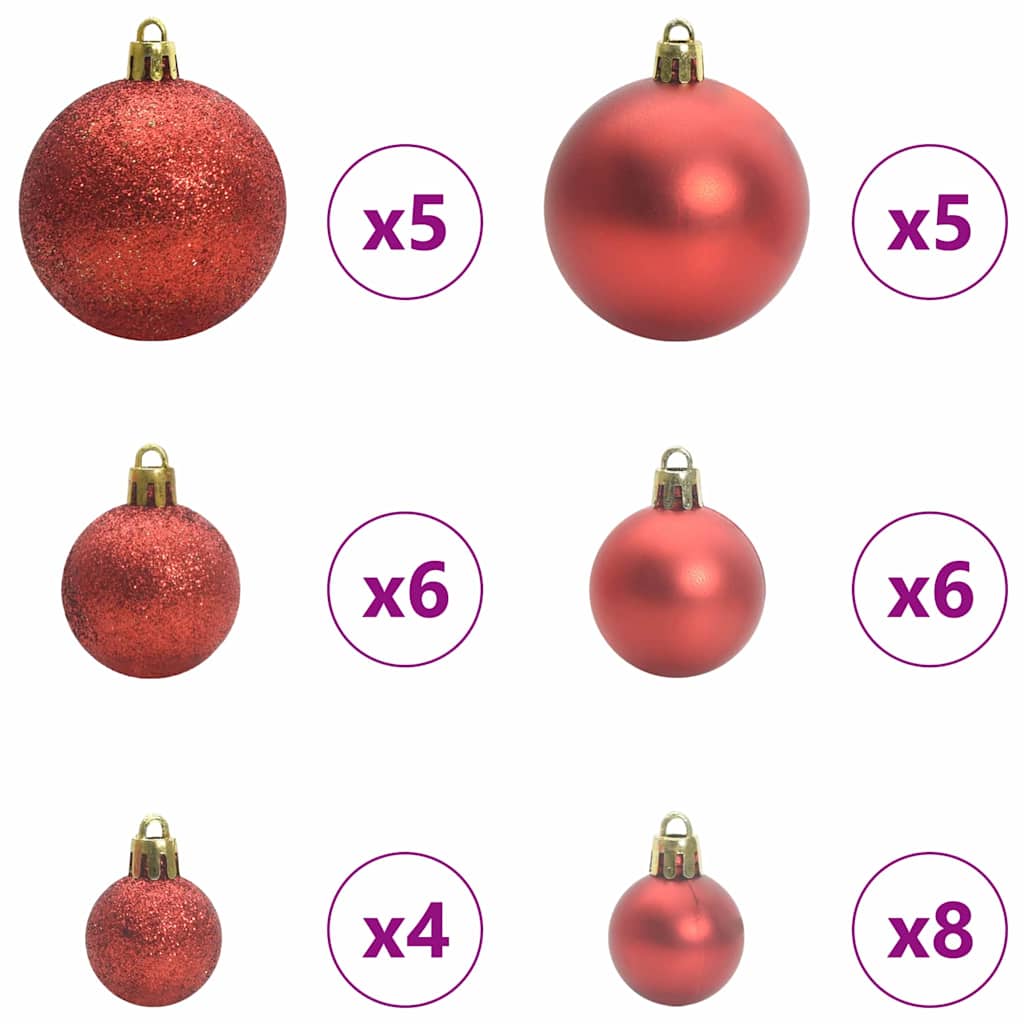 Hoek Kunstkerstboom met 150 LED Groen 150 cm PVC en Metaal