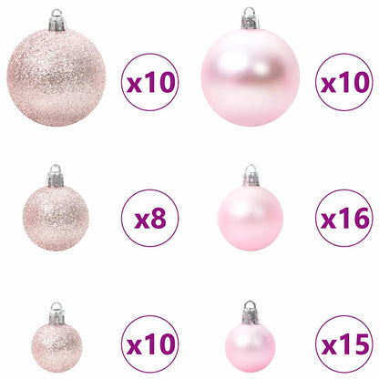 Hoek Kunstkerstboom met 300 LED Groen 180 cm PVC en Metaal