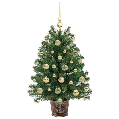 Kunstkerstboom met 150 LED met standaard Groen 95 cm PE en PVC
