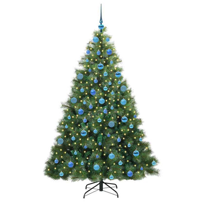 Kunstkerstboom met 300 LED met standaard Groen 180 cm PE en PVC