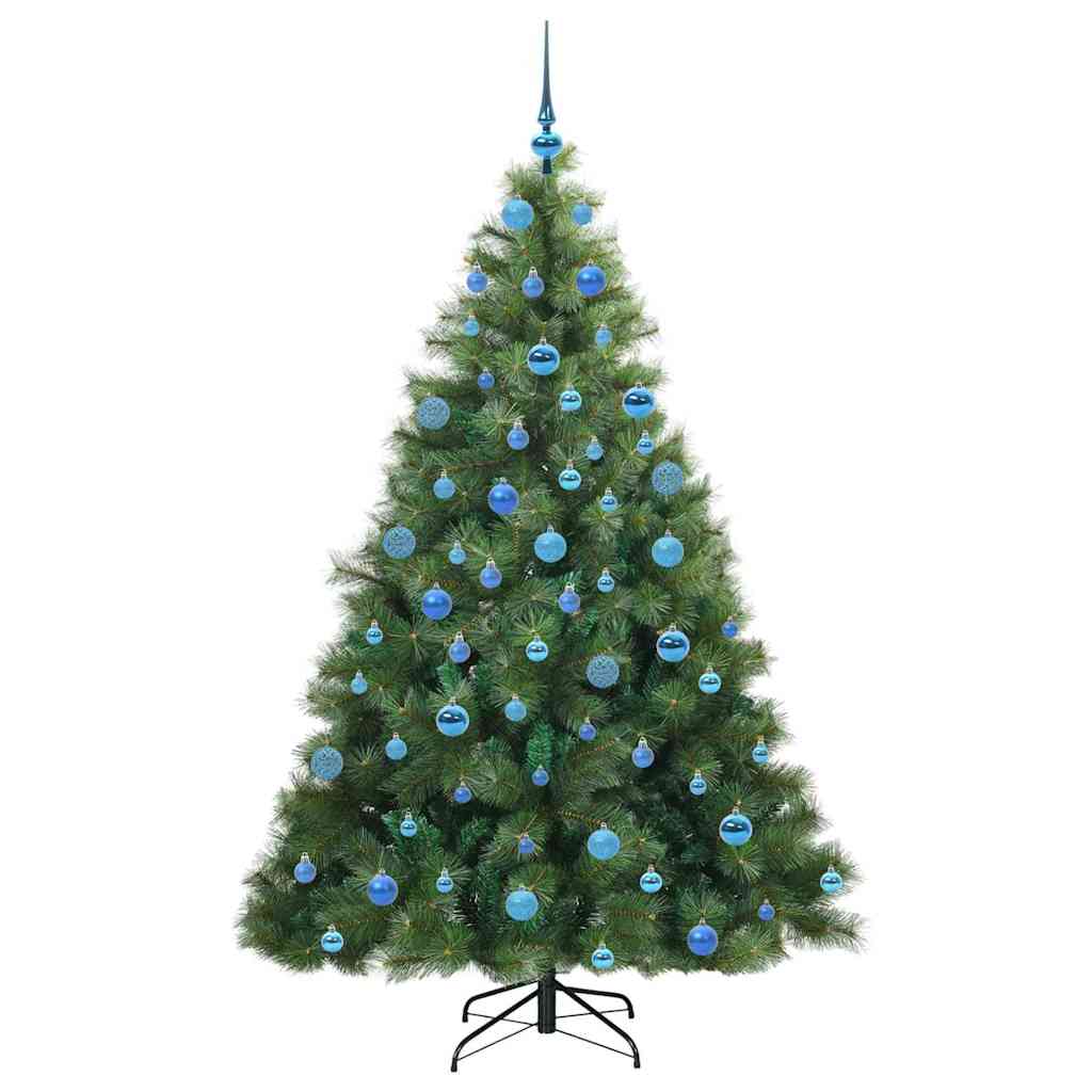 Kunstkerstboom met 300 LED met standaard Groen 180 cm PE en PVC