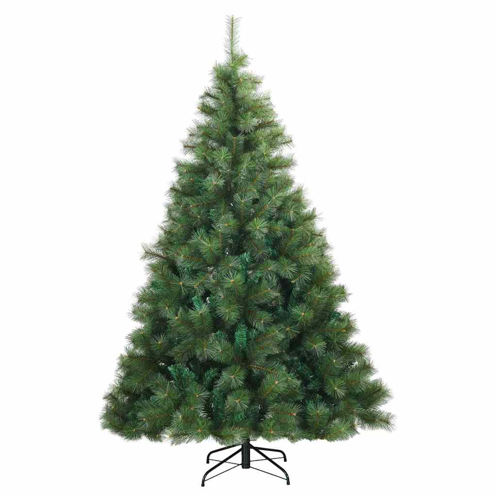 Kunstkerstboom met 300 LED met standaard Groen 180 cm PE en PVC