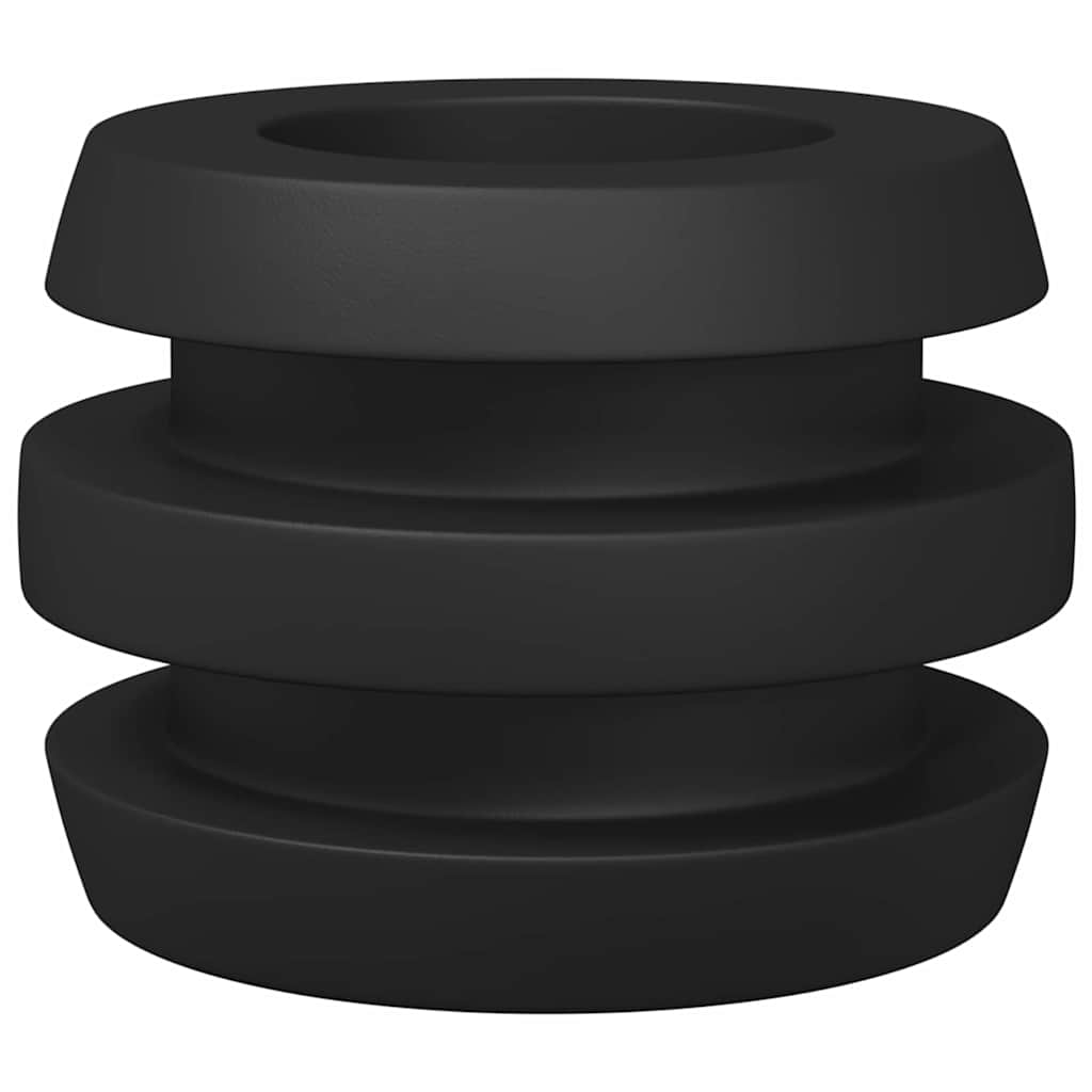 Tafelvoetbal bumpers 16 pcs Zwart 3 x 3 x 2 cm TPE