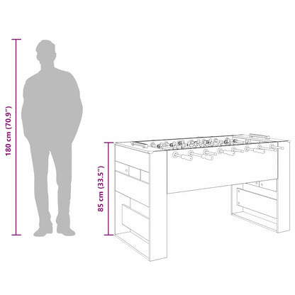 Honkbaltafel Artisan Eik 146,5 x 74 x 85 cm Bewerkt hout