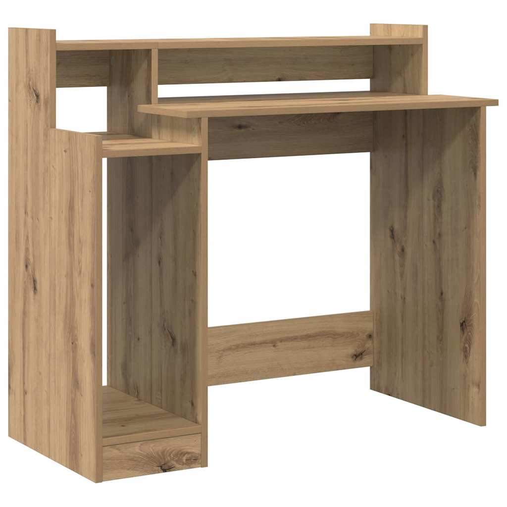 Bureau met plank Artisan Eiken 97 x 45 x 90 cm Bewerkt hout