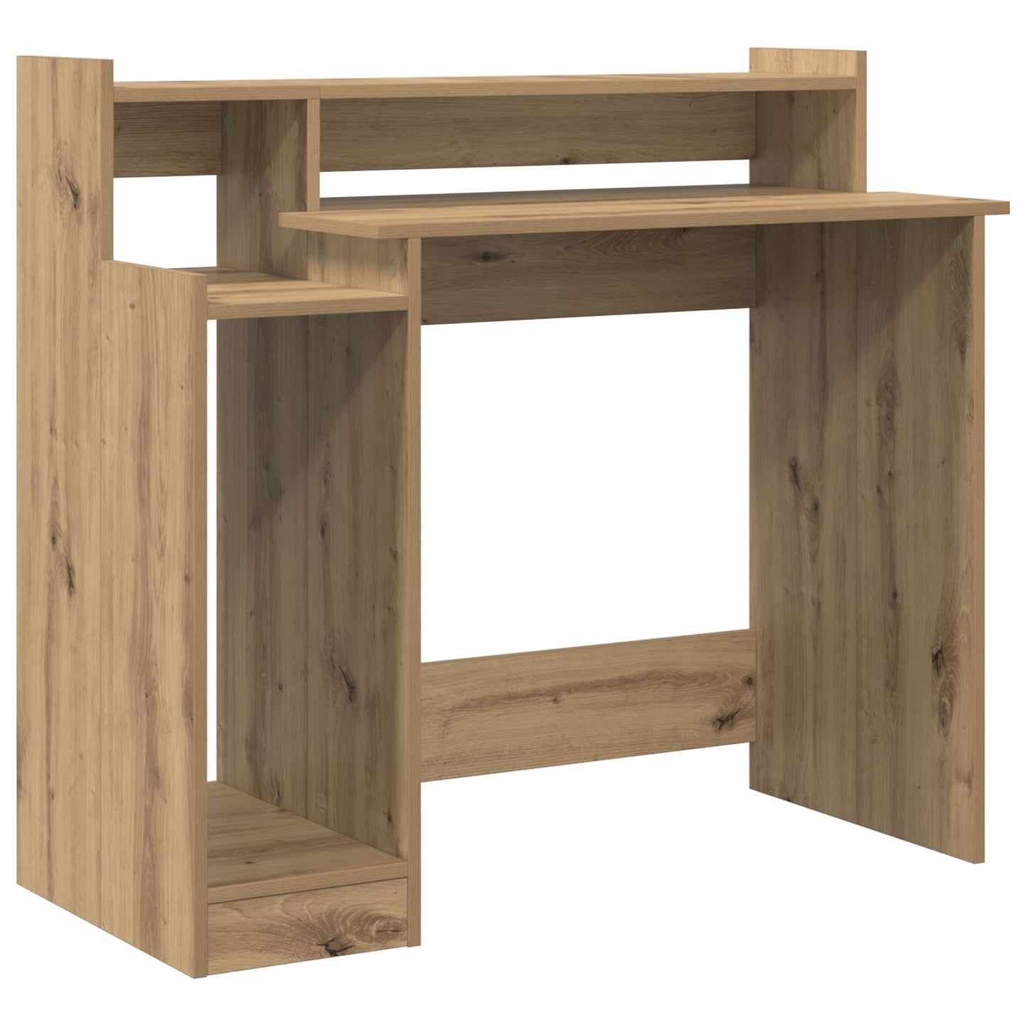 Bureau met plank Artisan Eiken 97 x 45 x 90 cm Bewerkt hout