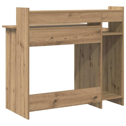Bureau met plank Artisan Eiken 97 x 45 x 90 cm Bewerkt hout