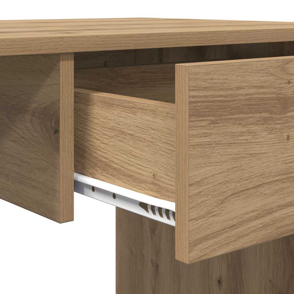 Bureau met lade Artisan Eiken 100 x 50 x 76 cm Bewerkt hout
