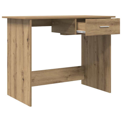Bureau met lade Artisan Eiken 100 x 50 x 76 cm Bewerkt hout