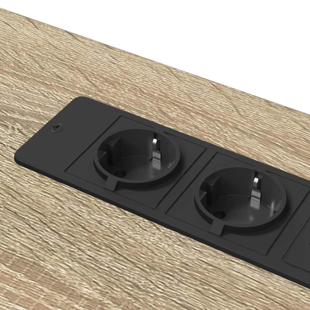 Bureau met plank Sonoma Eiken 100 x 50 x 86,5 cm Bewerkt hout