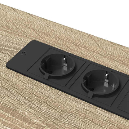 Bureau met plank Sonoma Eiken 100 x 50 x 86,5 cm Bewerkt hout