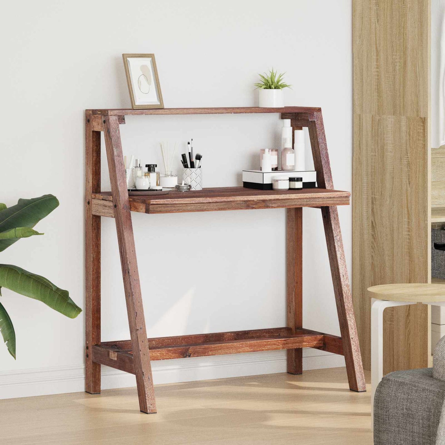 Bureau Bruin 90 x 50 x 103 cm Massief Gerecycled Hout