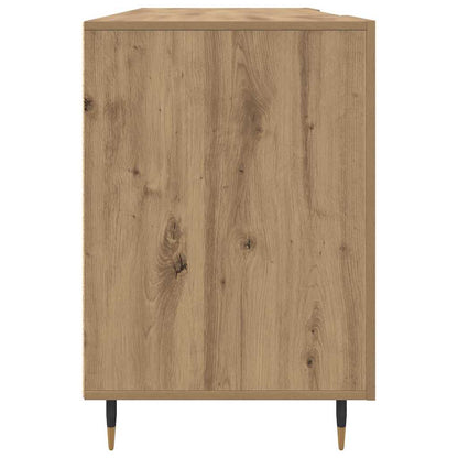 Bureau artisanaal eikenkleurig 140 x 50 x 75 cm Bewerkt hout