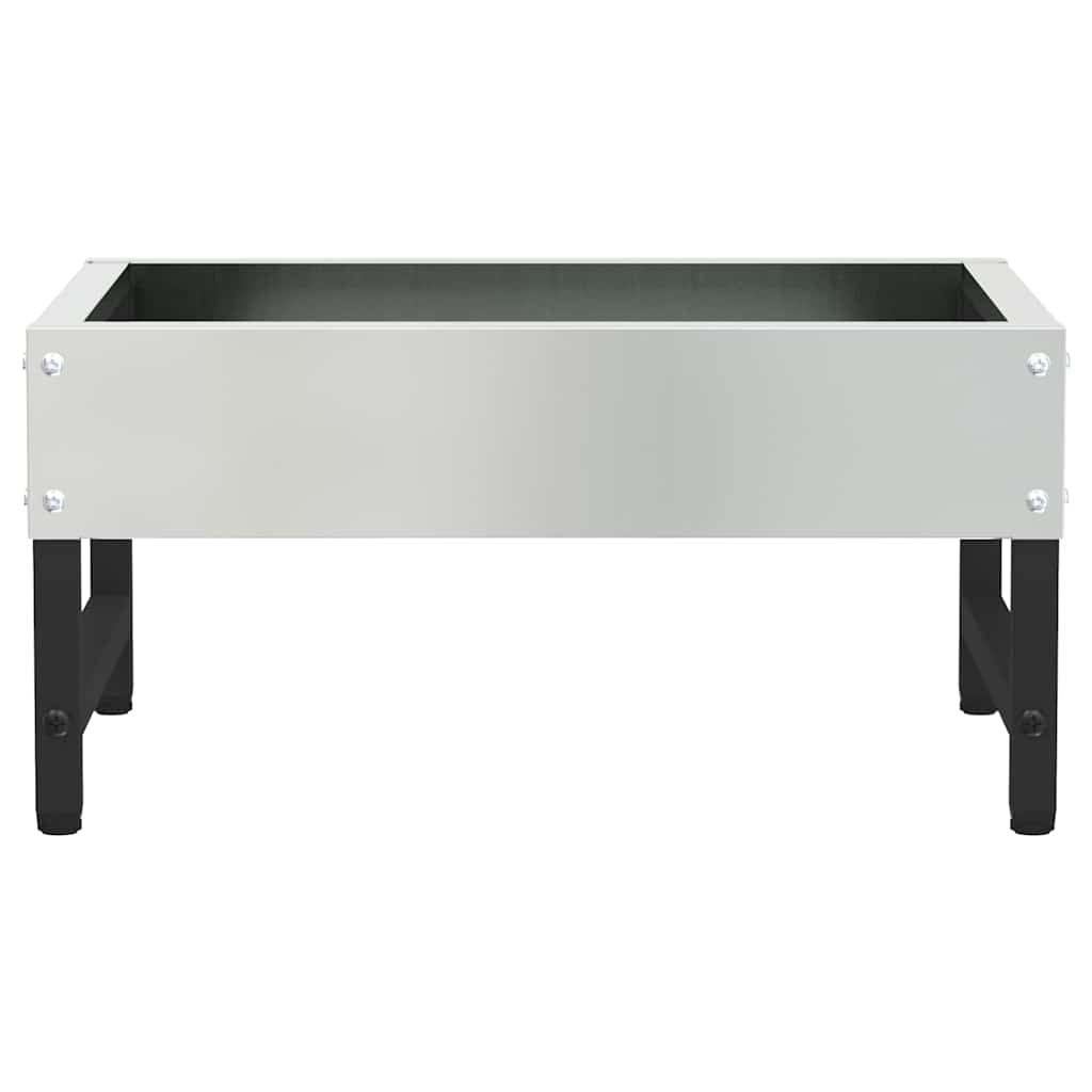 Vogeleter Zilver 80 x 28 x 13.5 cm Gegalvaniseerd staal