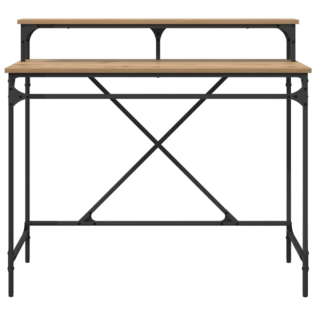 Bureau Artisan Eiken 100 x 50 x 90 cm Bewerkt hout