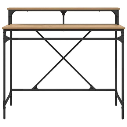 Bureau Artisan Eiken 100 x 50 x 90 cm Bewerkt hout