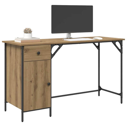 Computerbureau Artisan Eiken 131 x 48 x 75 cm Bewerkt hout