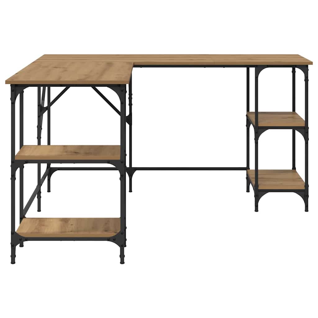 Bureau Artisan Eiken 139 x 139 x 75 cm Bewerkt hout