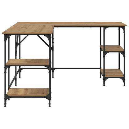 Bureau Artisan Eiken 139 x 139 x 75 cm Bewerkt hout