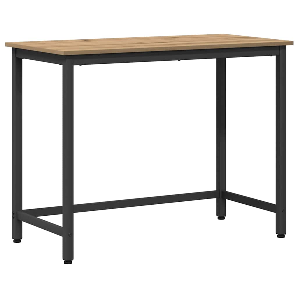 Tafel Artisan Eiken 80 x 50 x 76,5 cm Engineered hout en staal