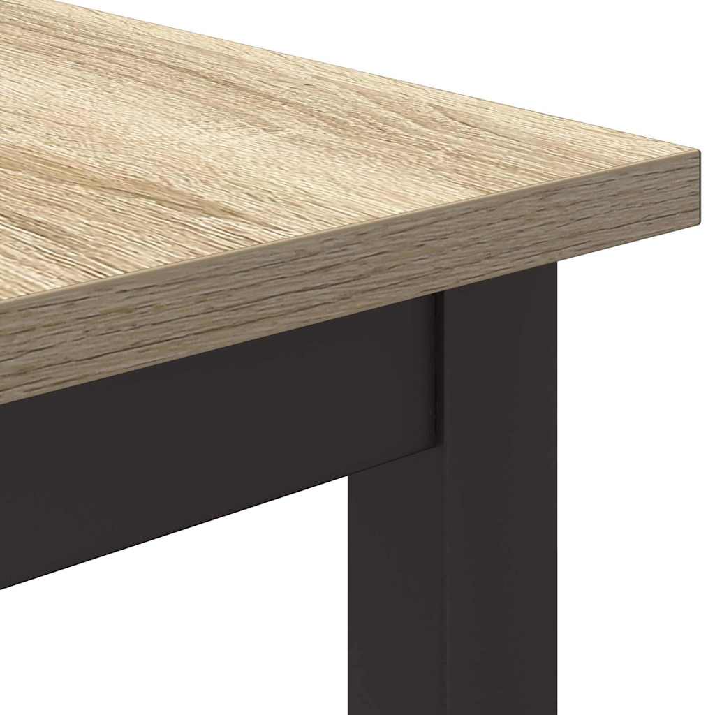 Tafel Sonoma Eiken 100 x 50 x 76,5 cm Engineered hout en staal