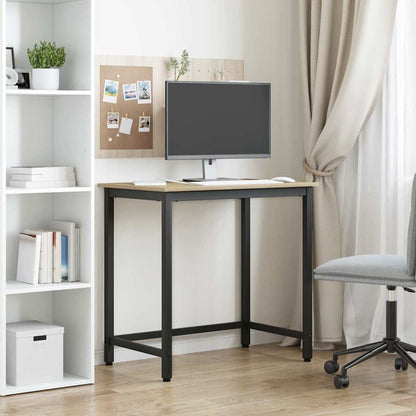 Tafel Sonoma Eiken 100 x 50 x 76,5 cm Engineered hout en staal