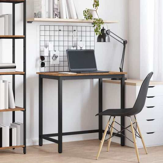 Tafel Oudhout 100 x 50 x 76,5 cm Engineered hout en staal