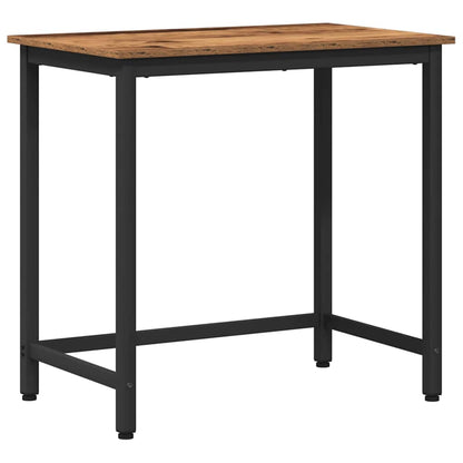 Tafel Oudhout 100 x 50 x 76,5 cm Engineered hout en staal