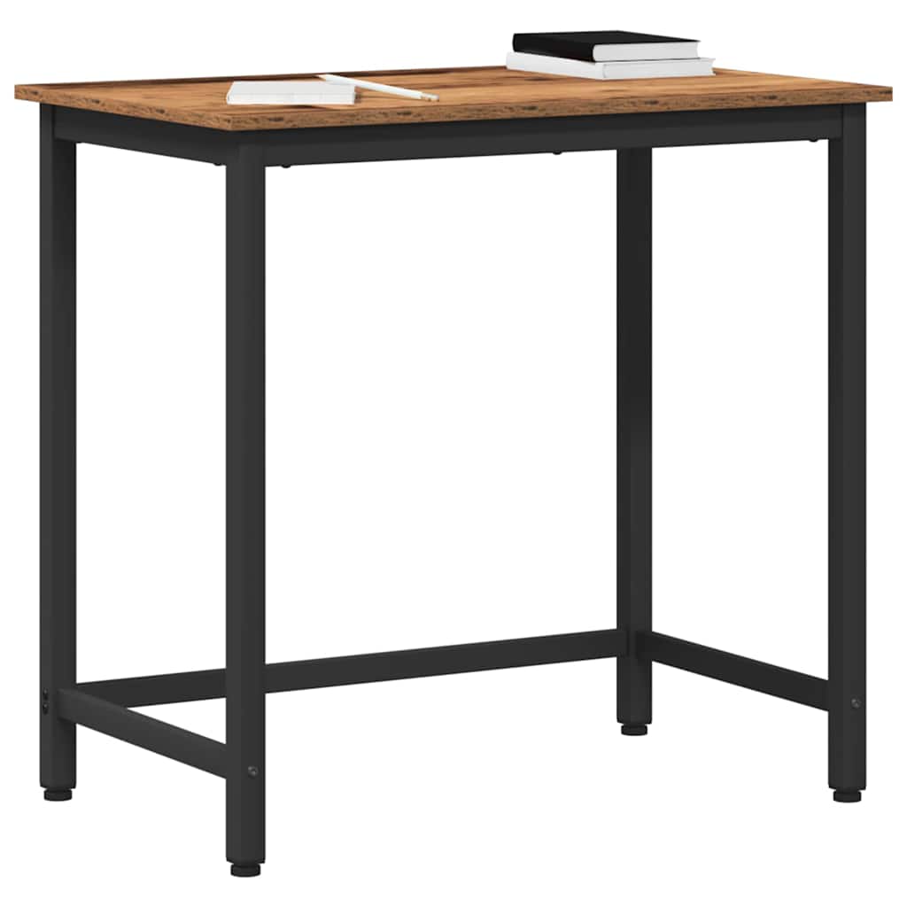 Tafel Oudhout 100 x 50 x 76,5 cm Engineered hout en staal