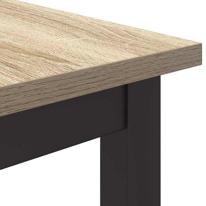 Tafel Sonoma Eiken 80 x 50 x 76,5 cm Engineered hout en staal