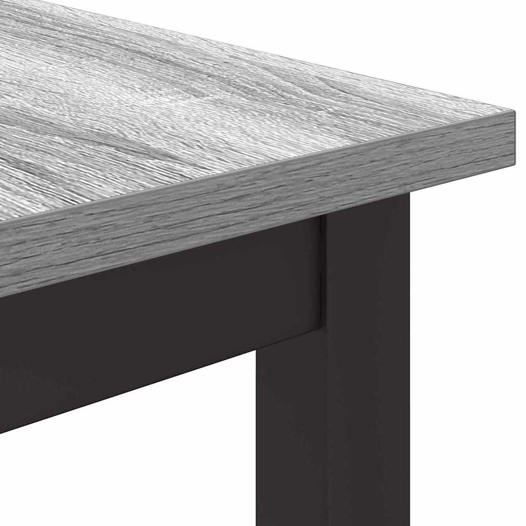 Tafel Grijs Sonoma 80 x 50 x 76,5 cm Engineered hout en staal
