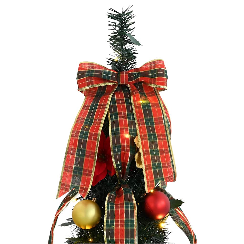 Kunstkerstboom met 50 LED met standaard Groen 120 cm PVC