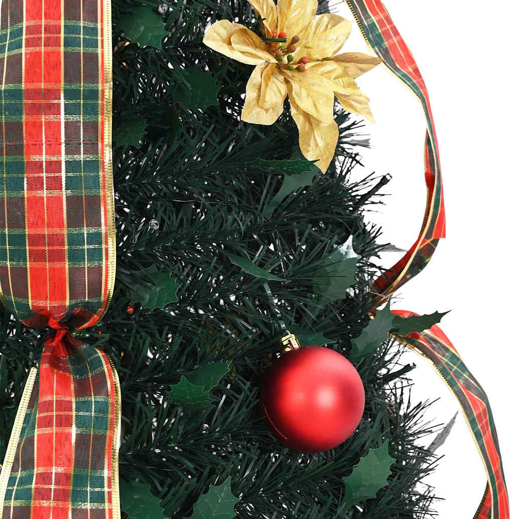 Kunstkerstboom met 50 LED met standaard Groen 120 cm PVC