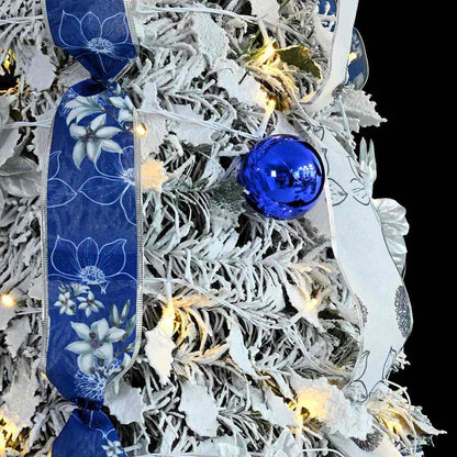 Kunstkerstboom met 100 LED met standaard Wit 150 cm PVC